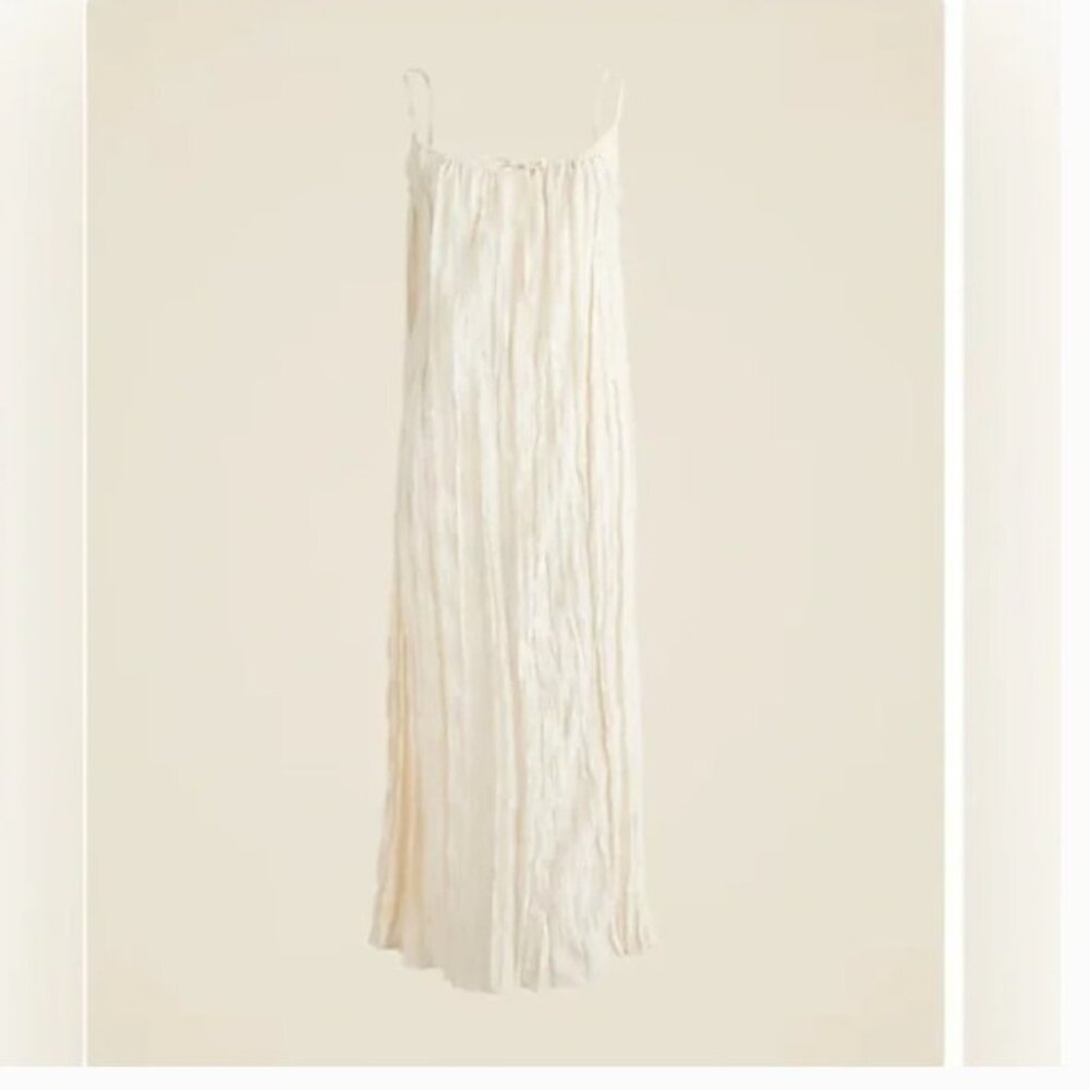 J.Crew Crinkled Midi Dress